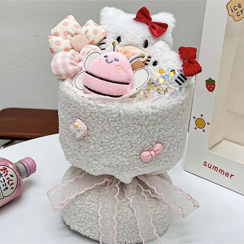 Plush Bouquet - Cute Cartoon Flower Gift