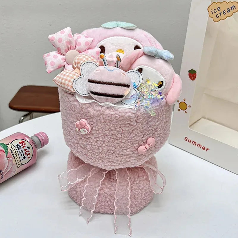 Plush Bouquet - Cute Cartoon Flower Gift