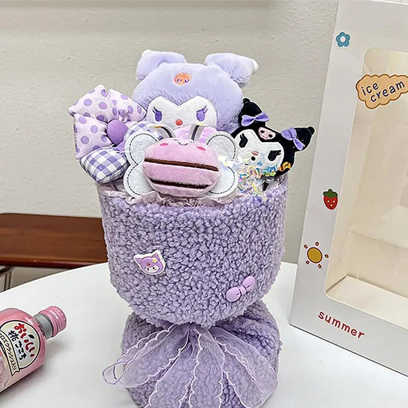 Plush Bouquet - Cute Cartoon Flower Gift