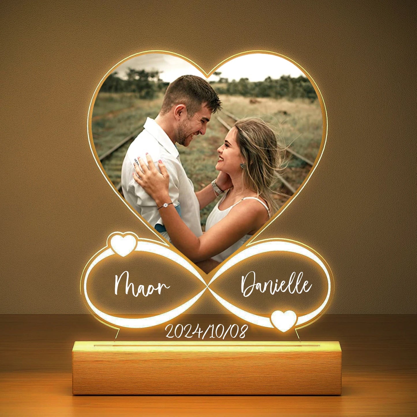 Custom Love Plaque - Personalized Photo Frame