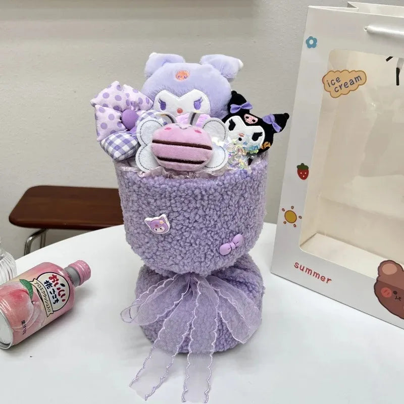 Plush Bouquet - Cute Cartoon Flower Gift