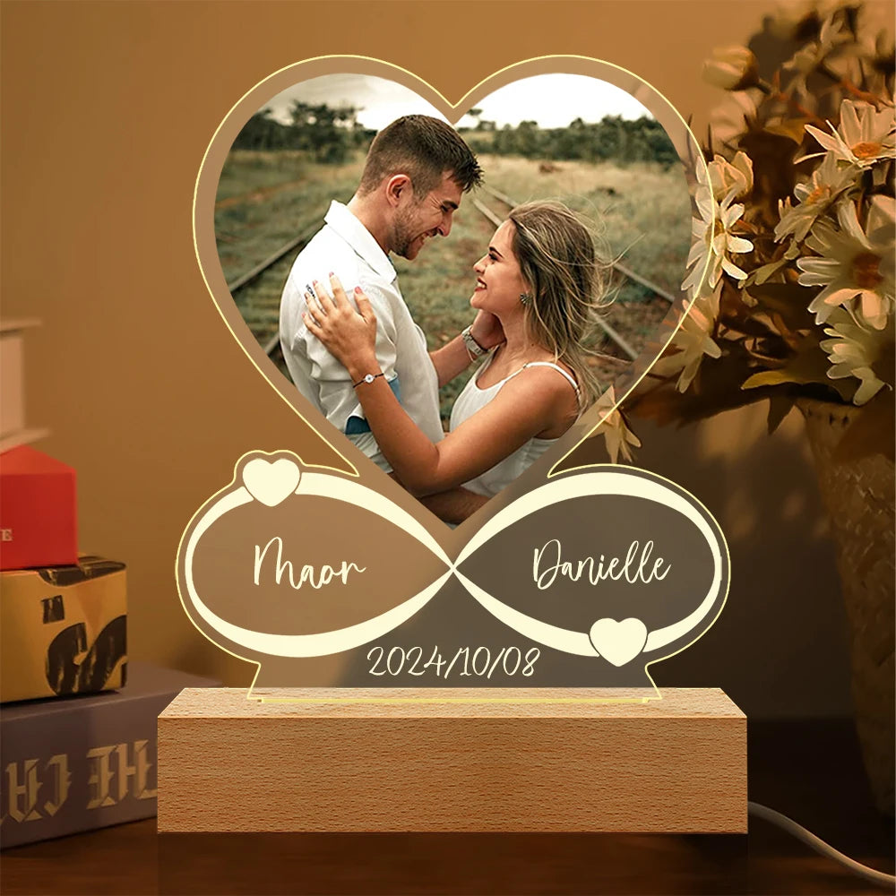 Custom Love Plaque - Personalized Photo Frame