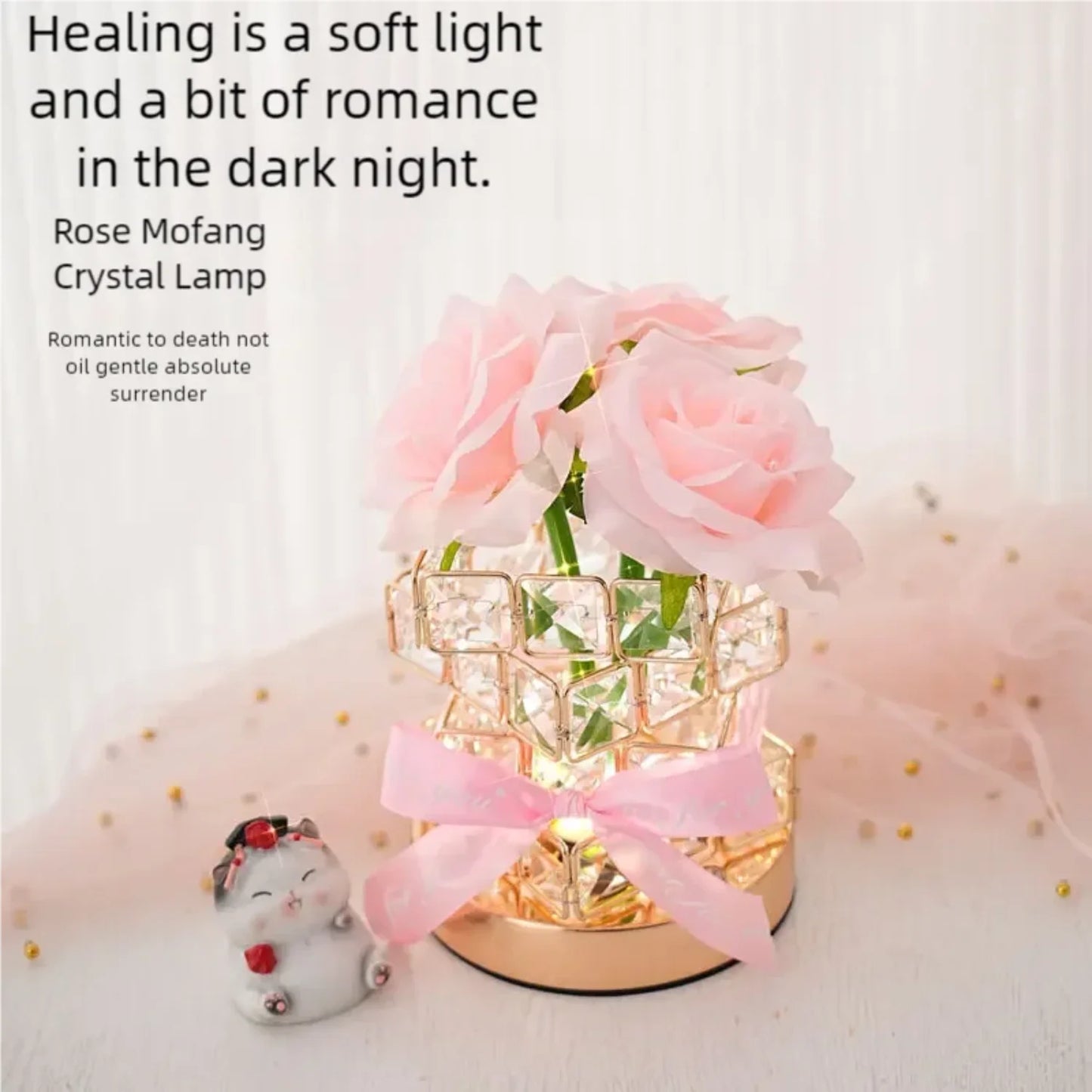 BloomGlow LED Lamp - Simulated Flower Night Light