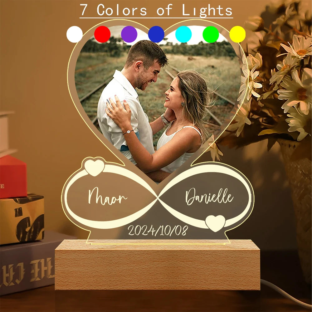 Custom Love Plaque - Personalized Photo Frame