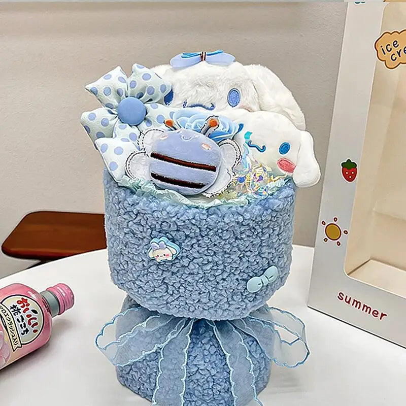 Plush Bouquet - Cute Cartoon Flower Gift