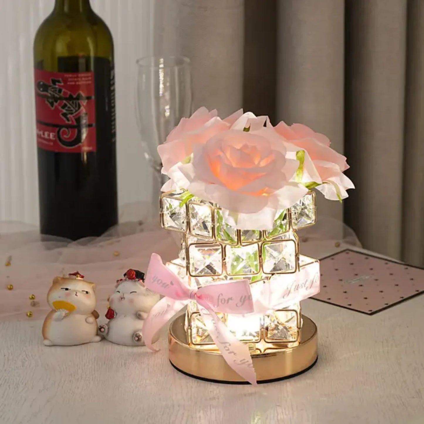 BloomGlow LED Lamp - Simulated Flower Night Light