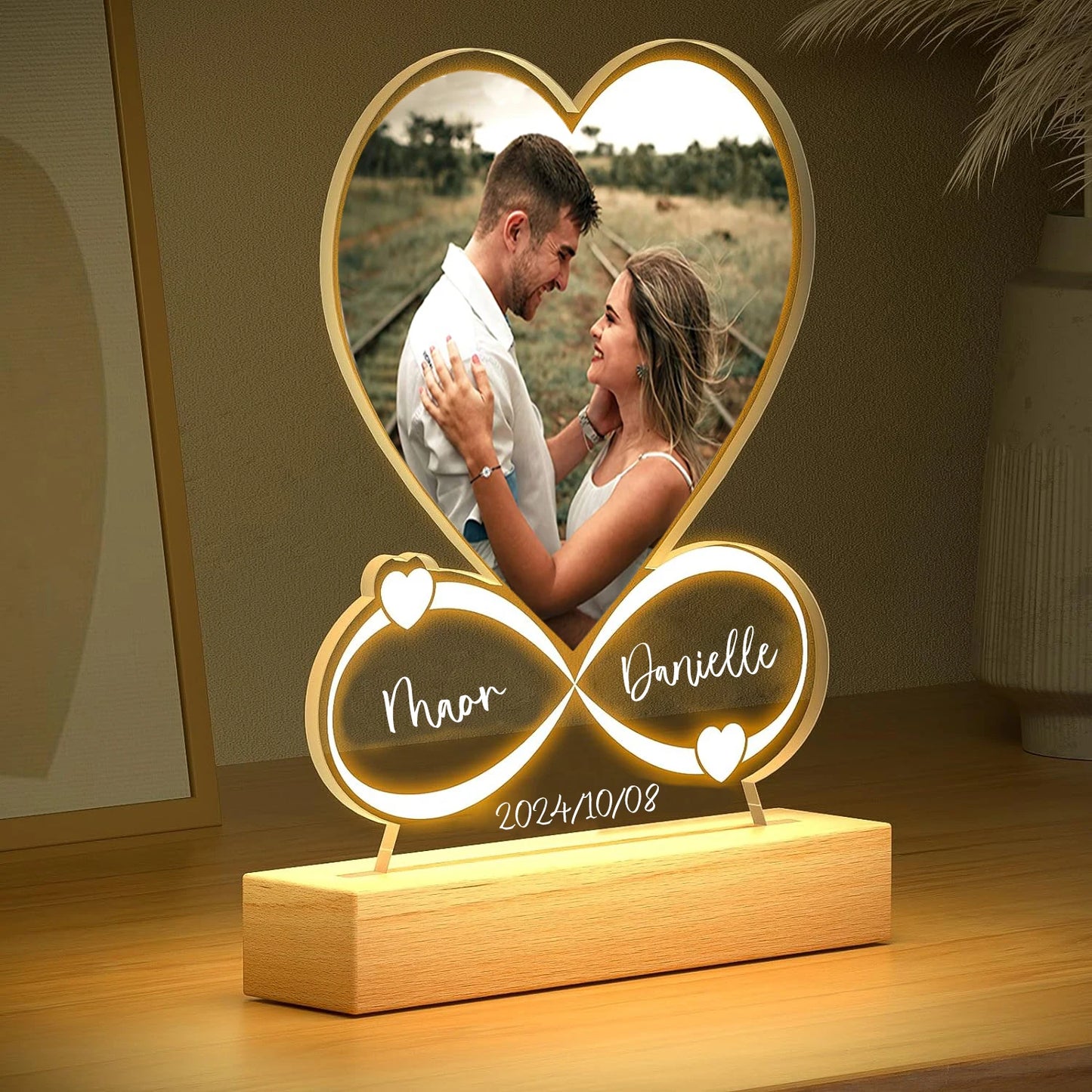 Custom Love Plaque - Personalized Photo Frame