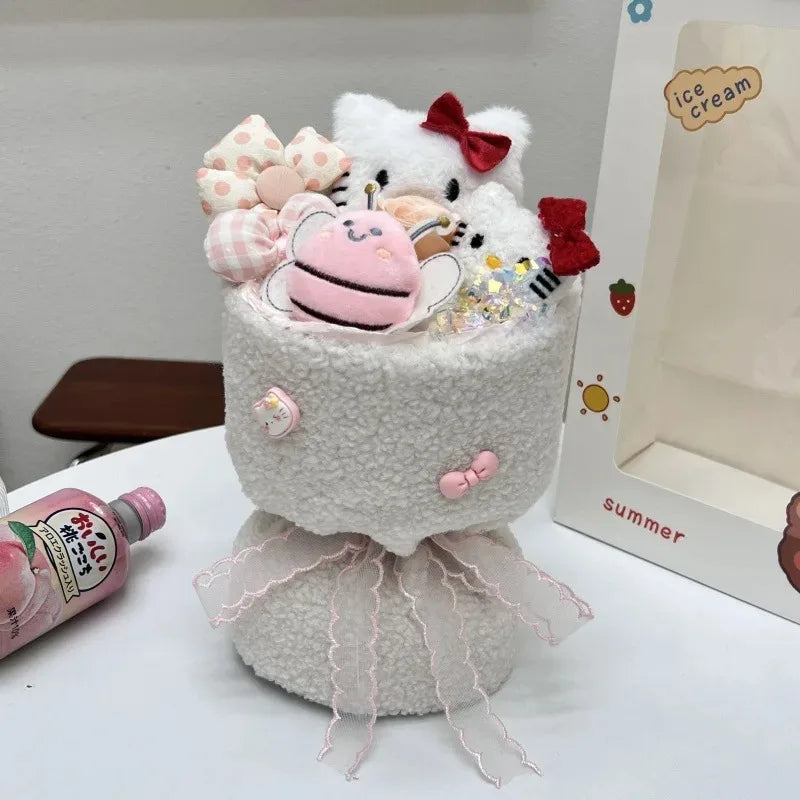 Plush Bouquet - Cute Cartoon Flower Gift