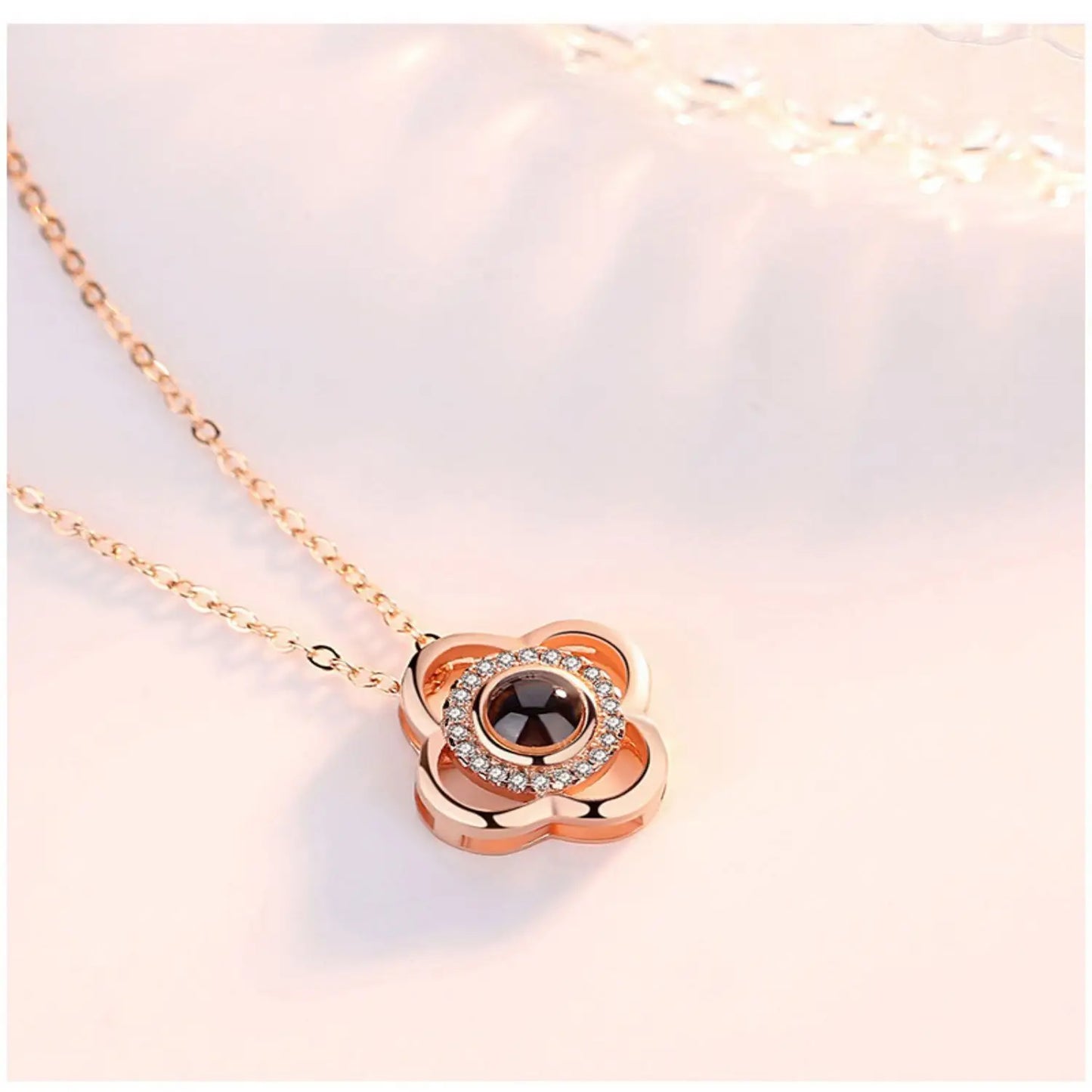 Forever Rose Gift Set - Real Rose & ‘I Love You’ Necklace